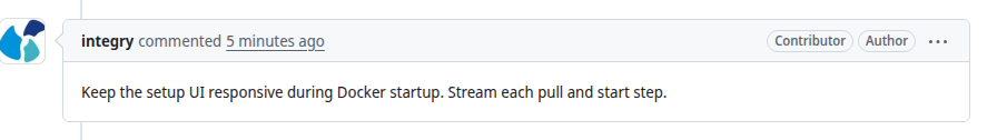 A recent human follow-up request on public ProPR pull request 1613.